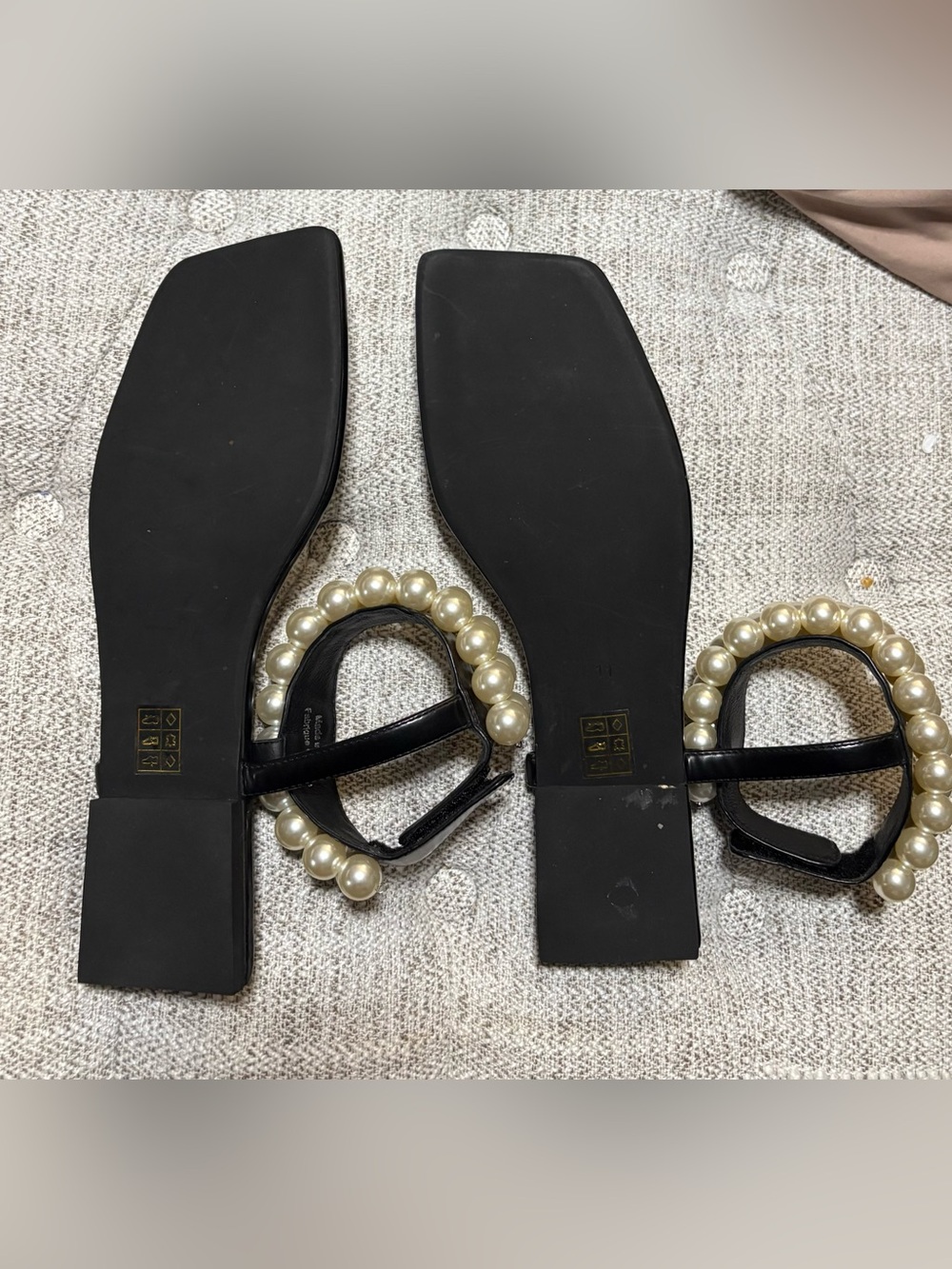 Jeffrey Campbell Pearl Sandals Black size 11 - Picture 7 of 10